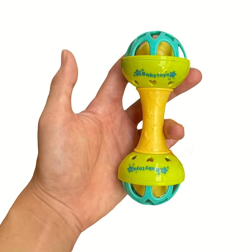 Baby-Doppelkopf-Klangspielzeug, in mehreren Farben erhältlich, hell und auffällig, von Babys geliebt, Weihnachtsgeschenk