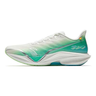 Mach 5.0 Zapatillas de Running Casuales de Caña Baja para Hombre, Modernas, Cómodas, Versátiles, Ajuste Ancho, Antideslizantes, Duraderas, Zapatillas Deportivas para Hombre, Blanco Azul Verde 112535593R-2