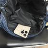 Vintage Denim Bag Women's Crossbody Bag Large Capacity Shoulder Bag