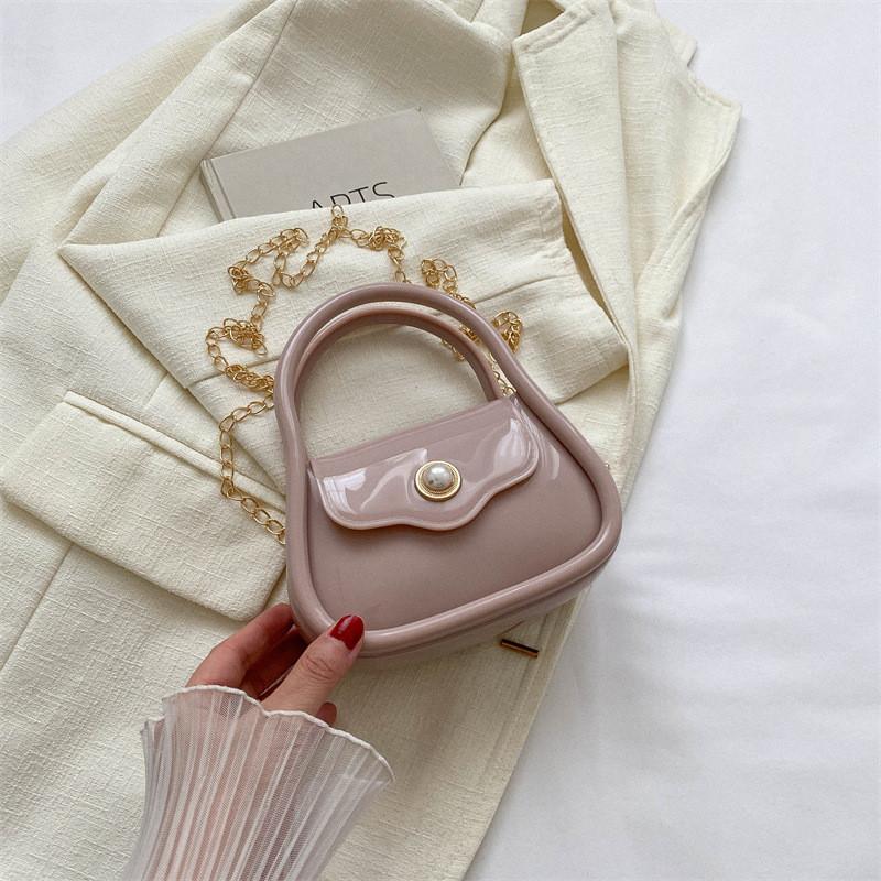 

Chic Street Style Pu Leather Saddle Bag With Stitching Detail For Women хакі