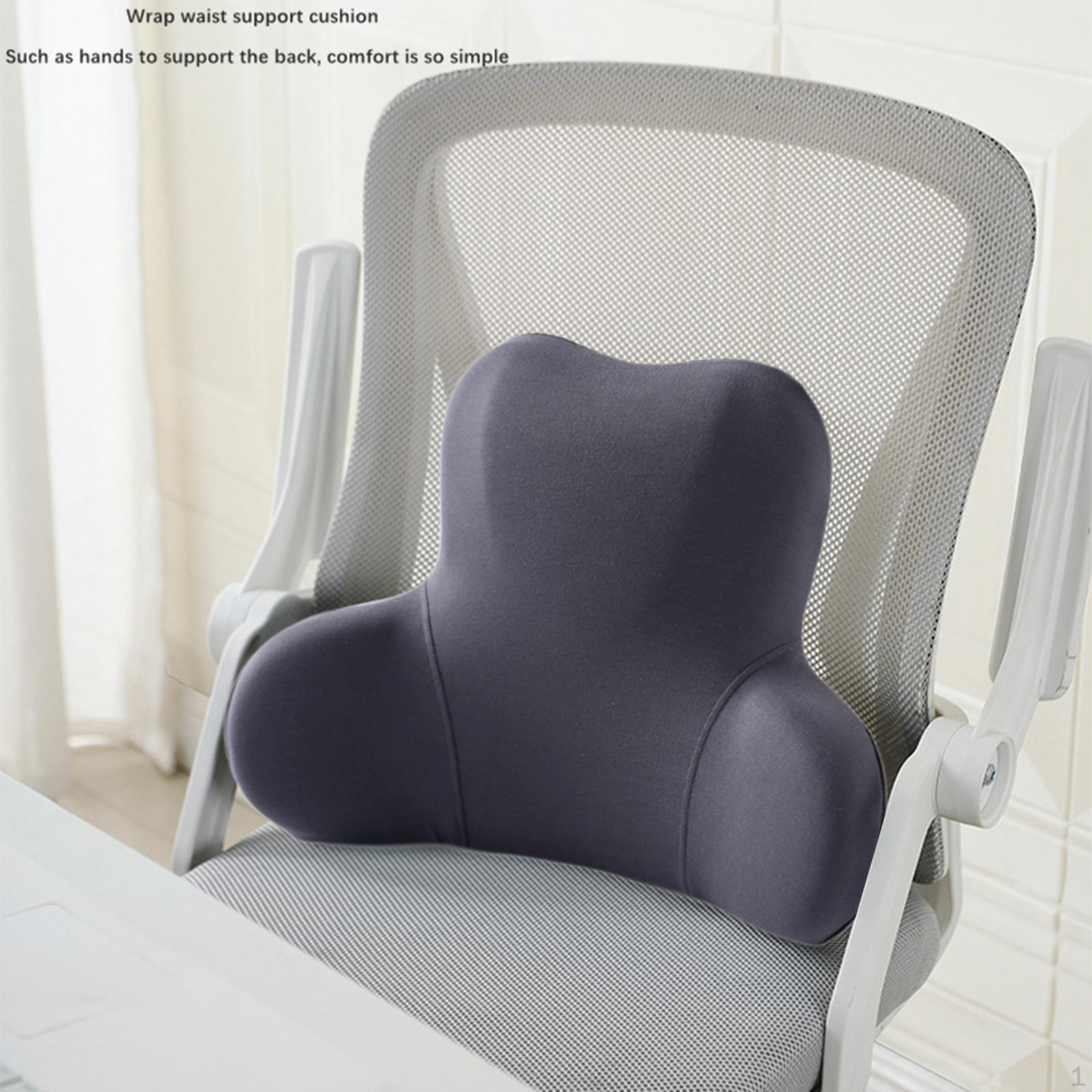 

Подушка для поясницы, эргономичная подушка для отдыха в офисе, подарки для вождения серый