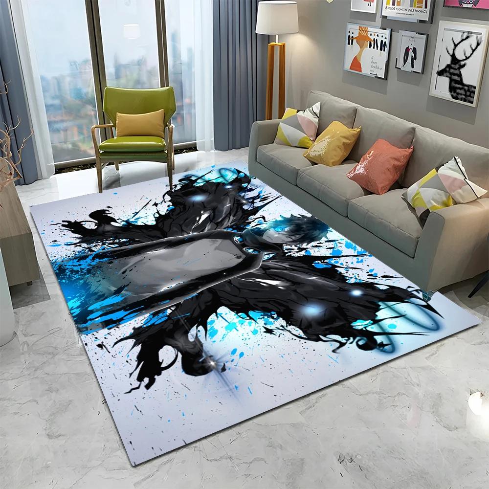 Blue Lock Football Anime Cartoon Carpet Rug for Home Living Room Bedroom Sofa Doormat Decor,kid play Area Rug Non-slip Floor Mat