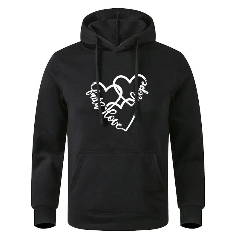 

Spring Autumn Men s Solid Color Casual Oversize Black Pullover Hoodie Sweatshirt For Male And Women 3XL