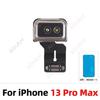 Waterproof Sticker + Flex For iPhone 12 13 14 15 Pro Max Plus mini Proximity Ambient Light Lidar Sensor Flex Cable