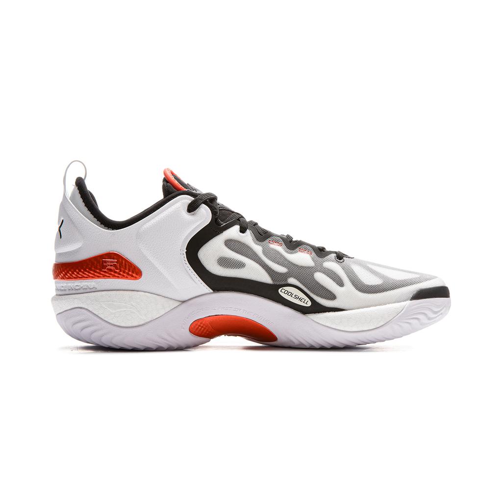 New LINING Yushuai 19V2 Basketball Shoes Men's Low top White ABAV049-4