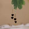 Geometric Long Tassel Heart Square Pendant Drop Earring For Women Shiny Zircon Flower Leaf Earrings Charms Ear Line Jewelry