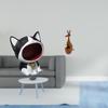 Cat Statue Art Craft Ornament Decorative Figurine for Table Centerpiece Bedroom Desk Living Room