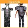Fantasia Cosplay de Minecraft Para Crianças Com Tecido de Poliéster Para Halloween Role Play