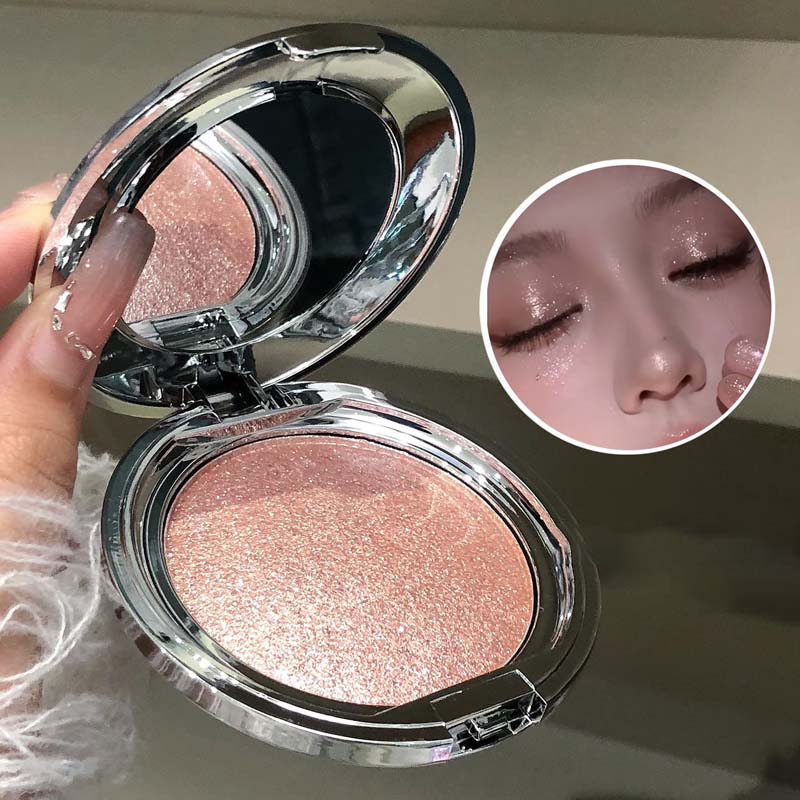 Schimmerndes Champagner-Highlighter-Kartoffelbrei-Diamant Glänzende Hochglanz-Paste Perlmutt-Fein-Glitzer Aufhellende Kontur-Highlights