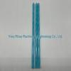Thickened Two-Color Threaded Plastic Straws, 100-Pack