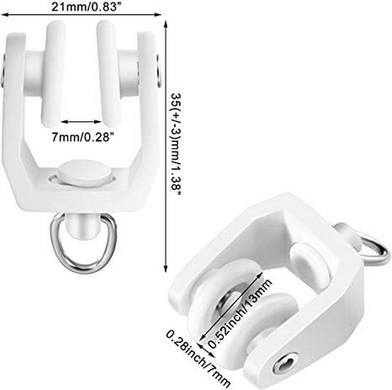 

Изогнутый Гибкий Трек Ролик Бегунок для Штор - Легко Заменяемые Аксессуары