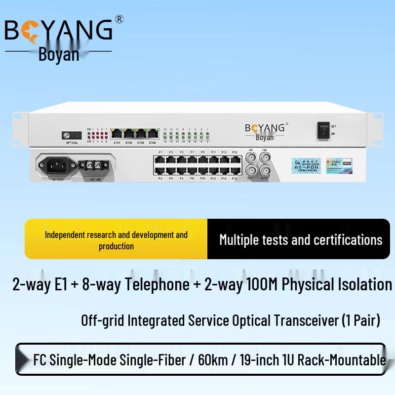 Boyang Multi-Service Fiber Optic Transceiver