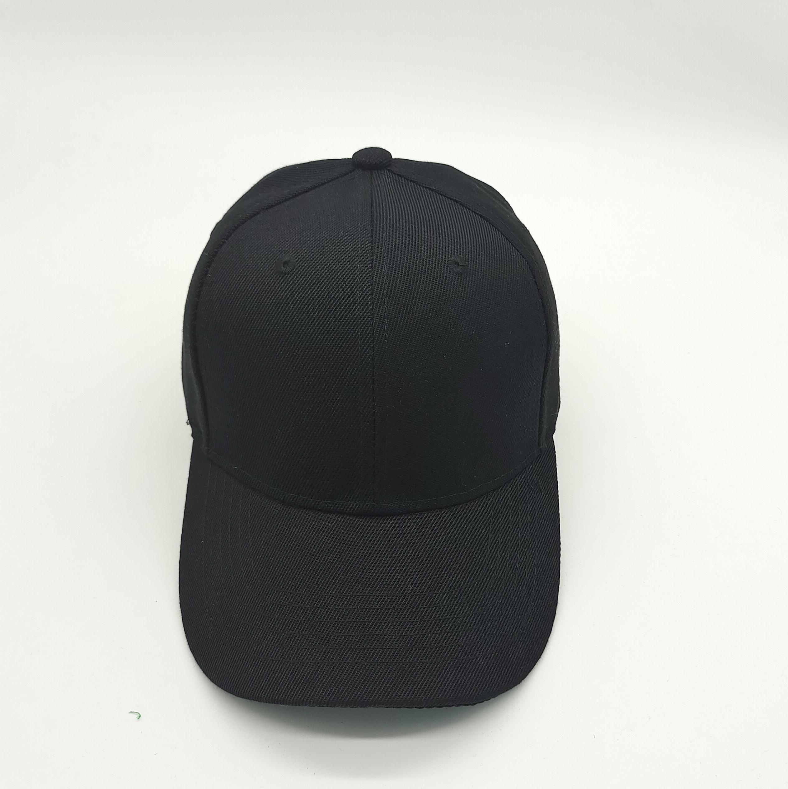 26 color blank Cap For Men Women Casual Plain Baseball Caps Adjustable Snapback Hats Unisex Hip Hop Street Dad Sun Hat Adult чёрный