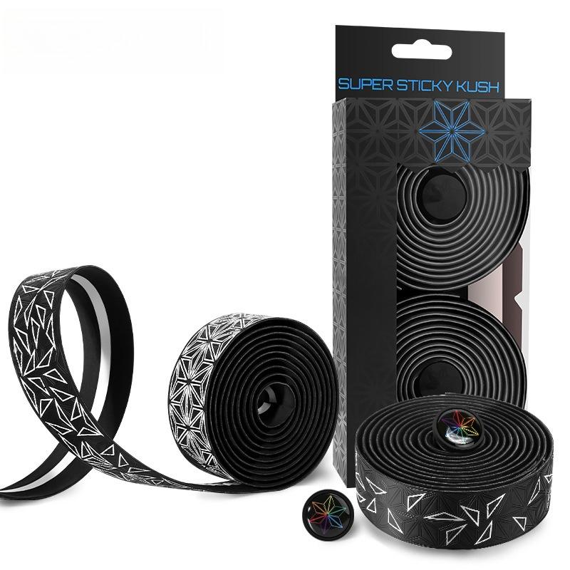 Road Bike Handlebar Tape Comfortable Non-slip Silicone Shock-absorbing Sweat-absorbing Fixed-gear Handlebar Tape