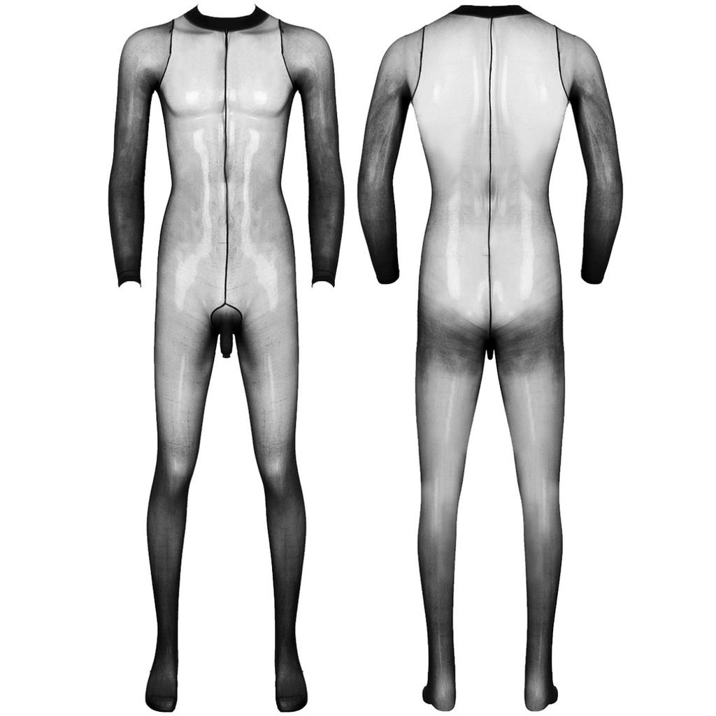 Pánské průsvitné síťované punčochy Punčochové kalhoty Strečové punčochové kalhoty Legíny Body