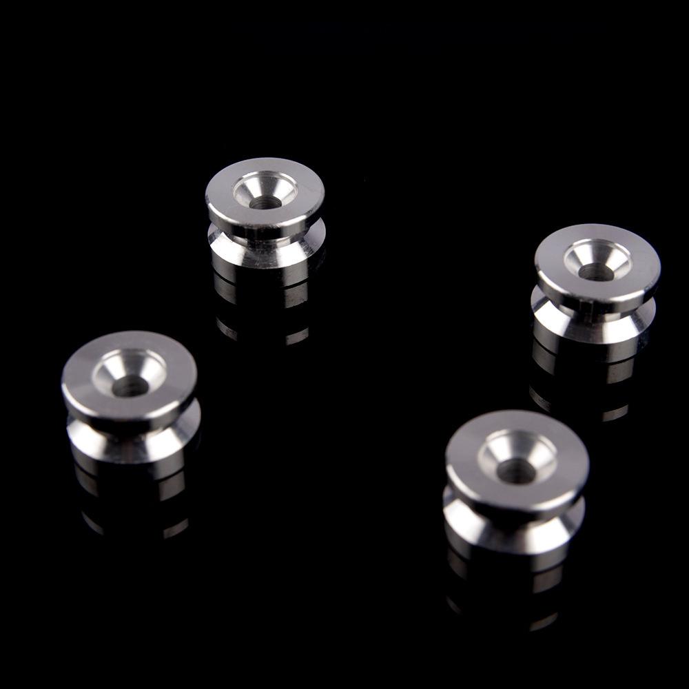 4Pcs Motorcycle Luggage Storage Box Bush Pad Quick Release Bottom Cushion Buckle