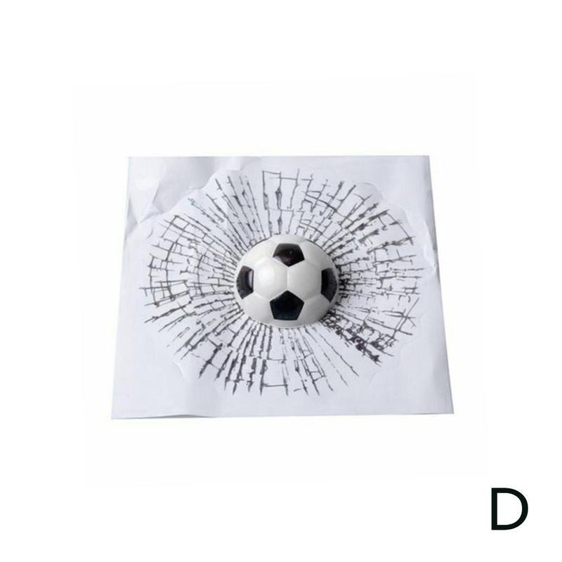 

Наклейки на автомобиль 3D бейсбол футбол теннисный мяч удары кузов автомобиля наклейки на окна своими руками автомобильный стиль моделирование автомобиля сломанное украшение