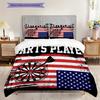 American flag, baseball, and guitar bedding, duvet cover, pillowcase, home decoration, birthday gift (1 * duvet cover+2 * pillowcase, coreless)
