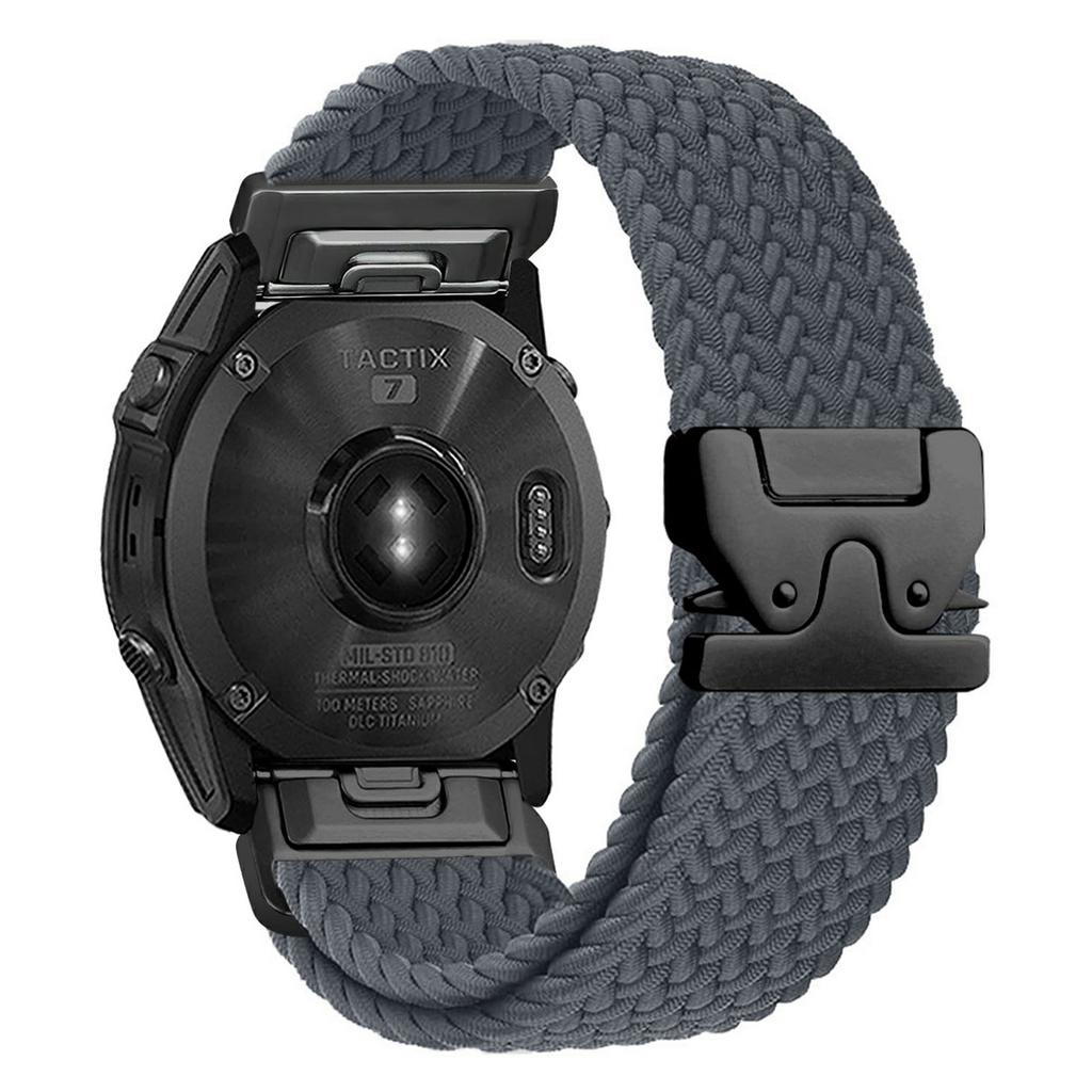 22 мм нейлоновий ремінець для Garmin Fenix 7 / 7 Pro / 6 / 6 Pro / 5 Plus з парашутною пряжкою, ремінець для годинника зі швидким зняттям