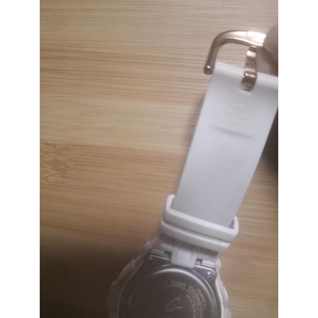 Used CASIO BABY-G White/Gold