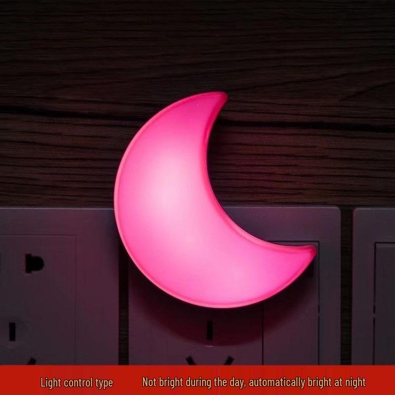Cartoon LED Night Light with Light Sensor for Baby's Bedroom