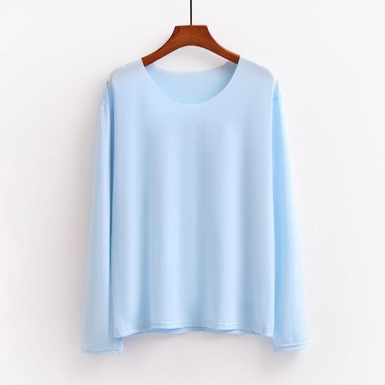 Podzim Jarní Pánský top Bezešvé Jednobarevné O Dlouhé rukávy Vysoce elastické Rychleschnoucí Denní nošení