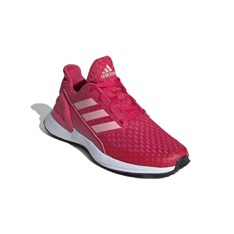 Adidas Run J Abrasion Resistant Low top Kids' Running Shoes Red Teenagers FV4102