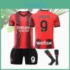 2324 Conjunto Camisa Principal AC Nova Temporada No. 9 Giroud N.º 17 Leo N.º 11 Ibra N.º 19 Theo Equipamento de Futebol