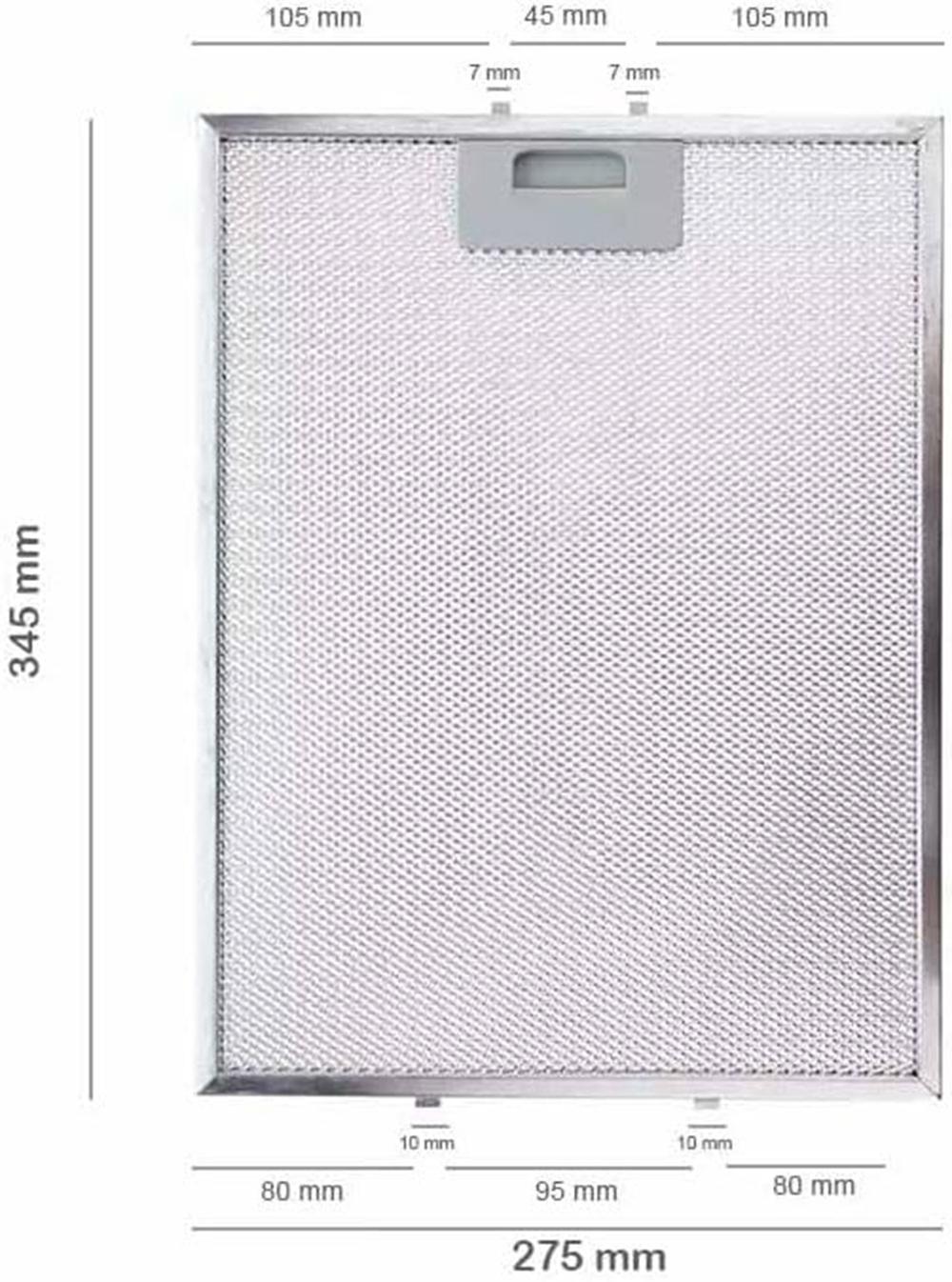 

81460133 Фільтр масляний TEKA 344x275 Фільтр для витяжки, фільтр для витяжки 34,4x27,5 1 PCS