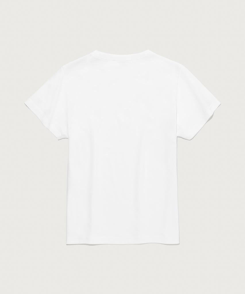 CHAMPION Women'S C-Logo Slim Fit Short Sleeve T-Shirt White