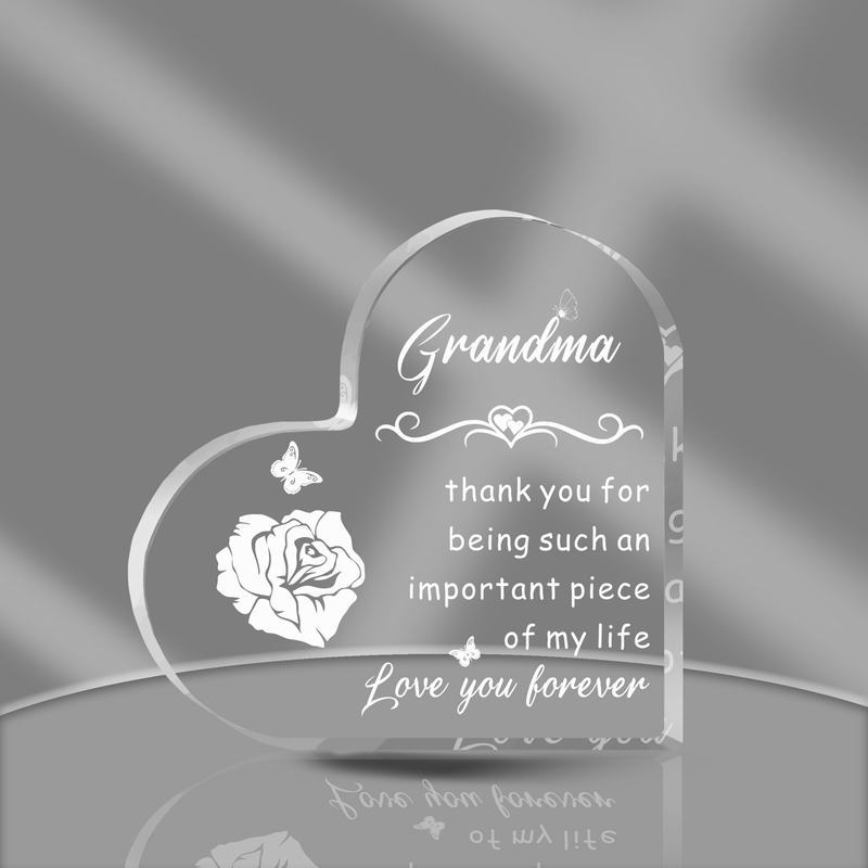 

Акриловая табличка, подарок на день рождения от моего внука моей бабушке, декоративный подарок искренней любви и благодарности к чистый