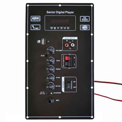 9V  7.4 V Digital Bluetooth Stereo Amplifier Board Dual Microphone Karaoke Amplifiers 80w for 8-12 Inch Speaker