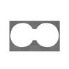 Water Cup Frame Cover for Tesla Model 3 Highland 2024 2025 Alcantara Suede Center Control Drinks Cup Patch Sticker Accessories