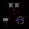 Waterproof Voltmeter Car Motorcycle LED Panel Digital Voltmeter Volt Voltage Meter Display Voltmeter 12V 24V 36V DC 5V-48V
