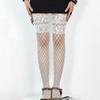 Large Mesh Pantyhose Thin Mesh Hollow Out Tights Y2K Mesh Tights  Punk Style
