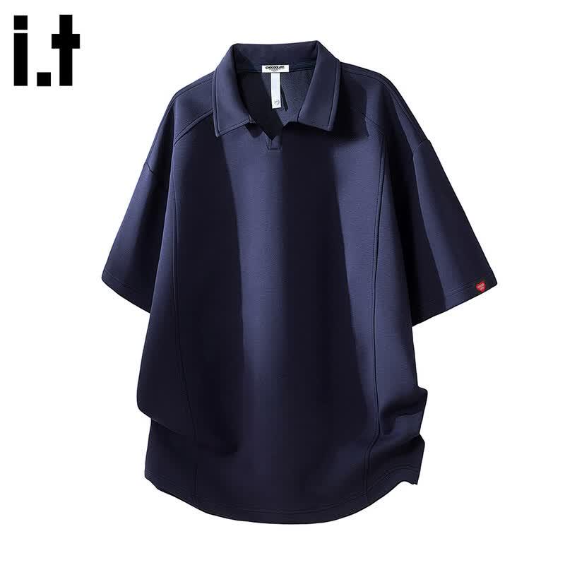 :CHOCOOLATEit Men s Loose Fit Short Sleeve Polo Shirt XL