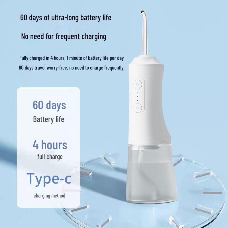 Portable High-Pressure Water Flosser - Household Electric Teeth Cleaner