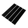 4Pcs Car Window Pillar Posts Door Trim Sticker Black Decal Cover for Ford F-150 Super Cab/Extended Cab  carbon fibre 2004-2014