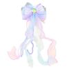 Princess Mermaid Bow Hair Clip for Girls – Children's High Forehead Chain Hair Accessory