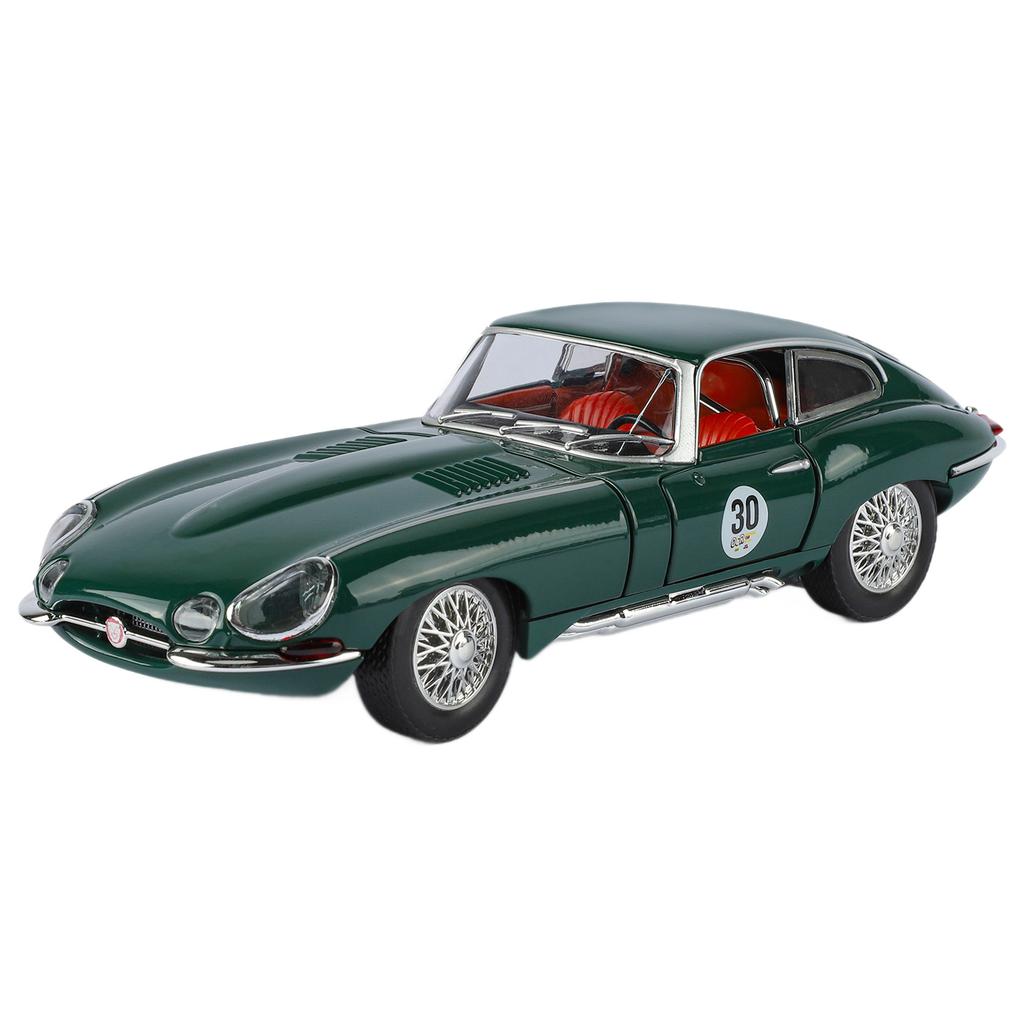 1/24 Jaguar E-Type Diecast Metallmodellauto mit Sound & Licht Perfekte Heimdekoration Schreibtisch-Display-Dekoration Feiertagsgeschenk