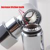 Adjustable Bathroom Shower Extension Rod with Top Spray Connection and Teeth Bracket.