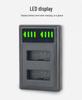 LPE12 USB Dual Charger for Canon EOS M50, M2, 100D, M100, M10, M200