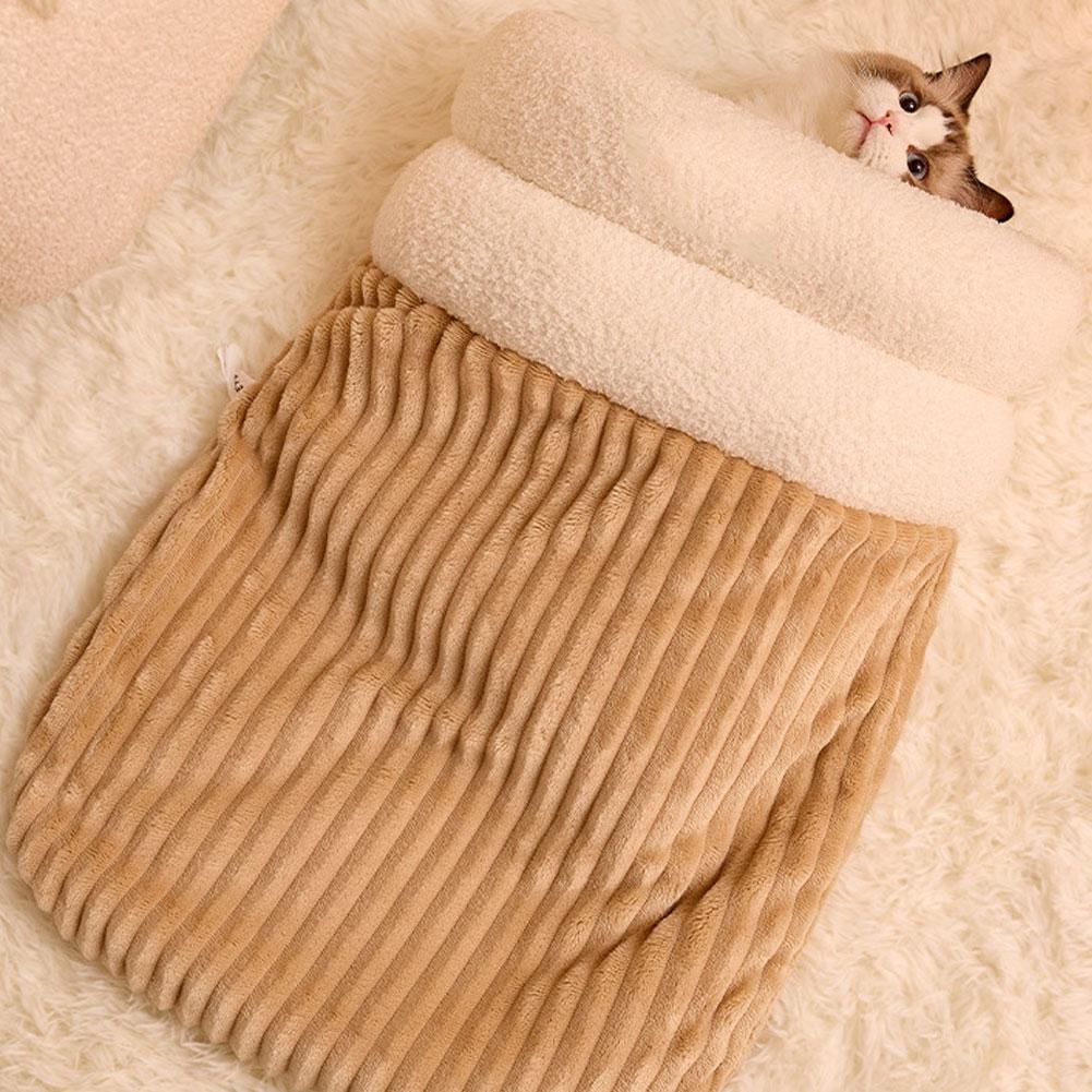 Cat Nest Four Seasons General Purpose Cat Winter Warm Sleeping Nest Semi-closed Security Pocket Nest Cat Sleeping Bag Nest