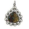 Natural Opal Pendant 33 ct Australia Pear Cut 925 Sterling Silver October Birthday Birthstone