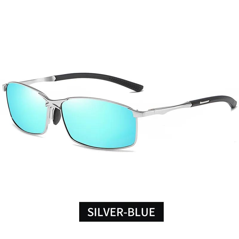 Men'S Riding Windproof Metal Polarized Sunglasses Uv400 Sun Protection Outdoor Driving Street Photography Shades Glasses