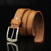 Leather Belt Hollow Colorful Reusable Pin Buckle Belt for Boy