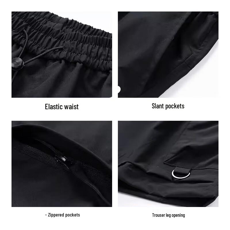 JEEP Men's 2026 Lightweight Ice Silk Quick-Dry Cargo Shorts