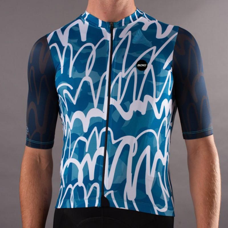 Cycling Suit Men's Short-sleeved Shirt Bicycle Mountain Road Bike Clothes Absorb Sweat Breathe