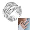 Adjustable Stackable Rings Sturdy Metal Jewelry Portable Comfortable Fit Vintage Designs