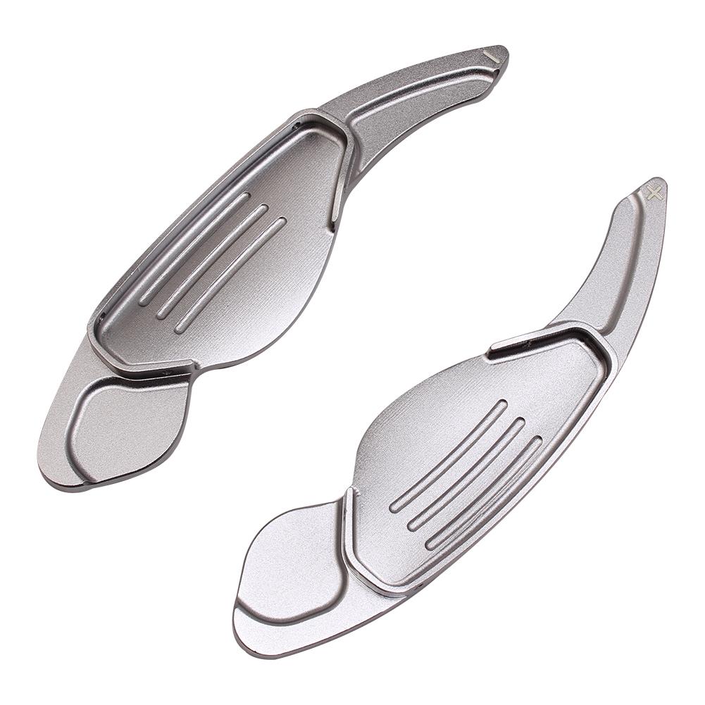 Aluminum Steering Wheel Paddle Shifter Extension Cover Trim Shift for Jaguar F-Pace E-Pace XE XF XJ for Land Rover Evoque Etc